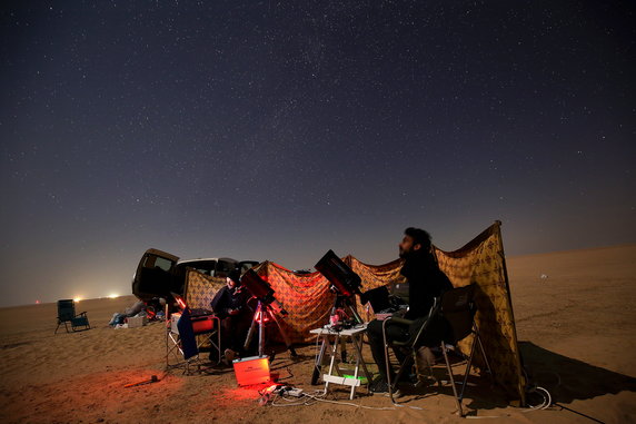Fotografowie w Kuwejcie czekają na gwiazdę betlejemską 