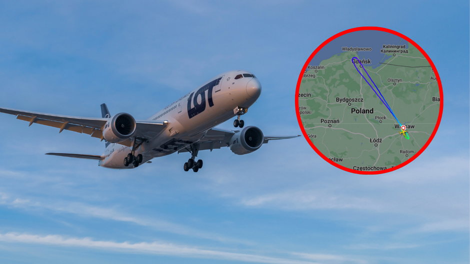 Samolot PLL LOT z Warszawy do Norwegii został zawrócony