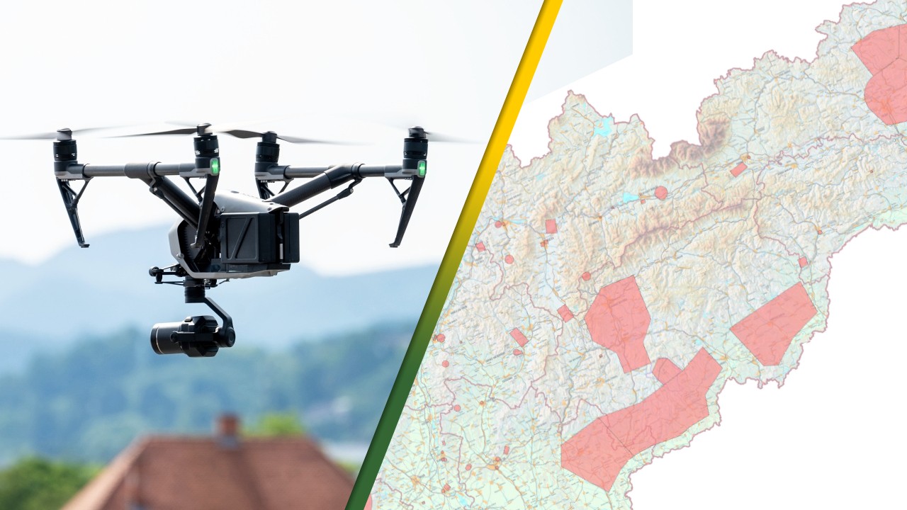 Štát zriadil zóny pre prevádzku dronov. Pozrite si mapu
