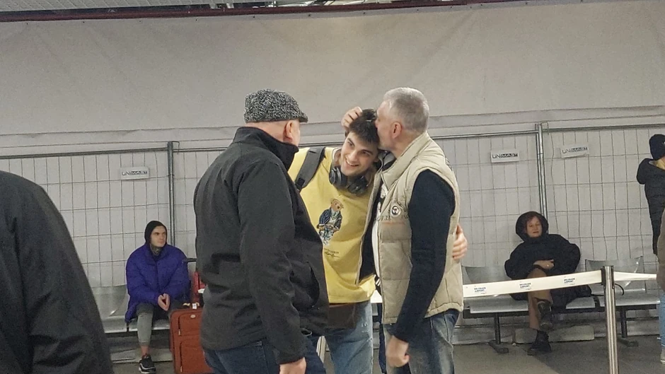 Čeda Jovanović sa sinom