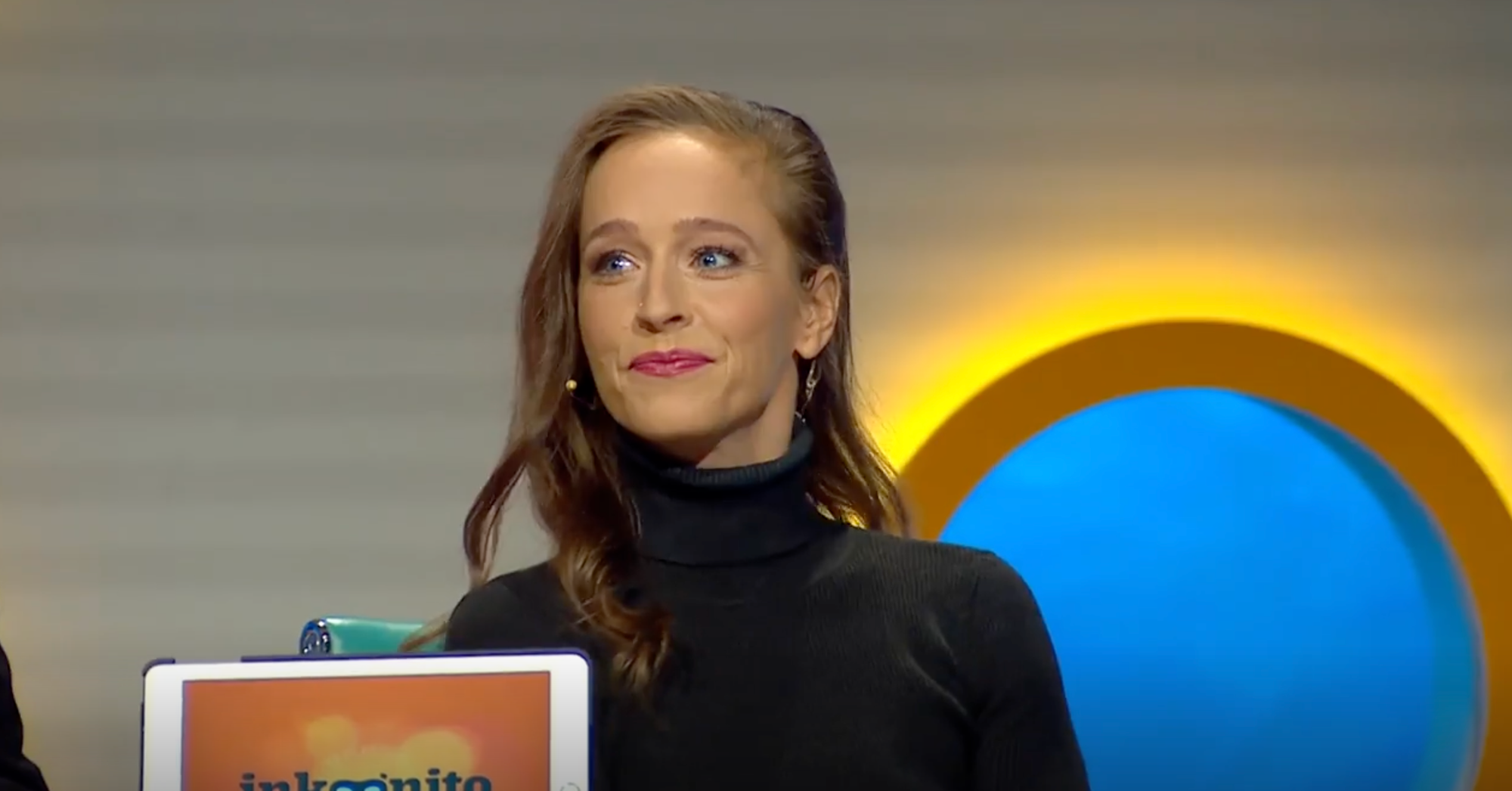 Krasokorčuliarka Oľga Beständigová v Inkognite.