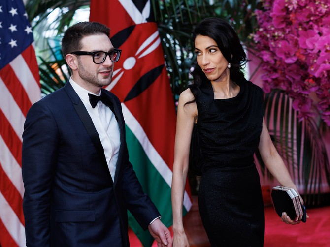 Aleksander Soroš i Huma Abedin