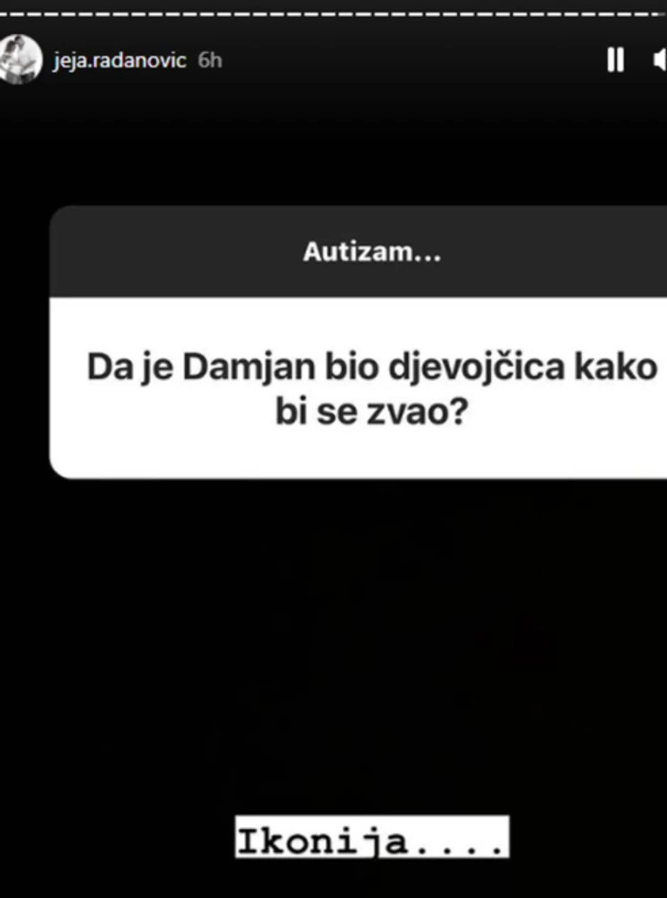 Jelena Radanović, objava