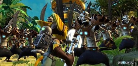 Screen z gry "Ratchet & Clank Future: Tools of Destruction"
