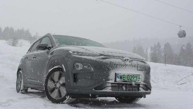 Hyundai Kona Electric – test zimowy