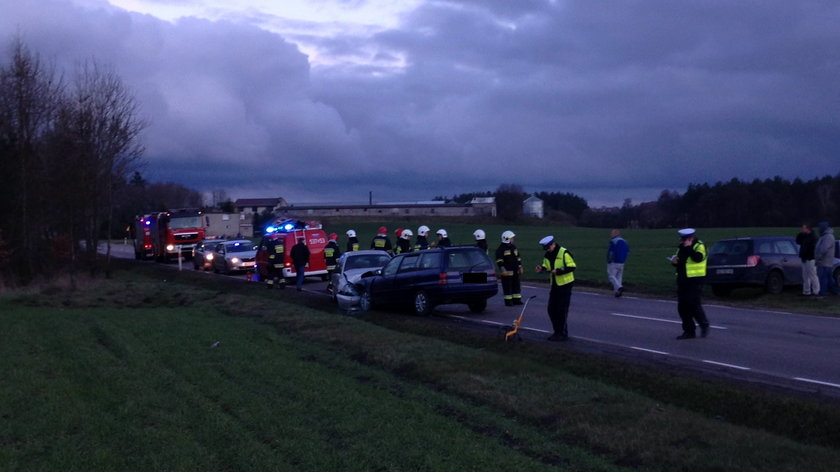 Wypadek rozegrał się na drodze pod Ostródą