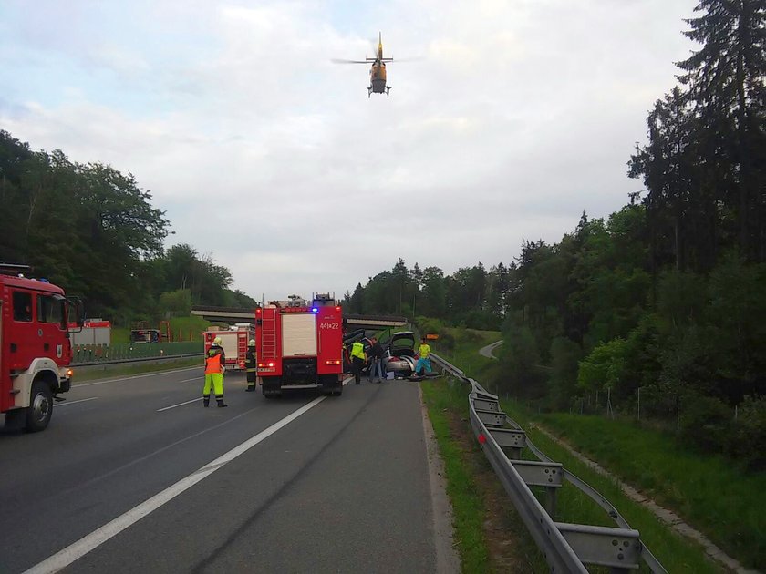 Groźny wypadek na A4