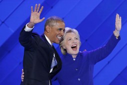 Barack Obama i Hillary Clinton 