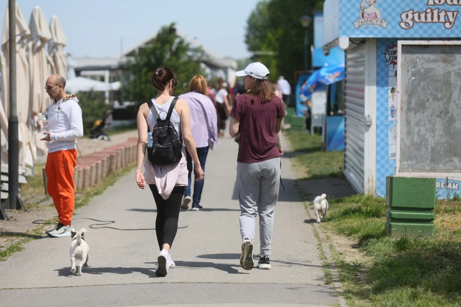 Ada Ciganlija, lepo vreme