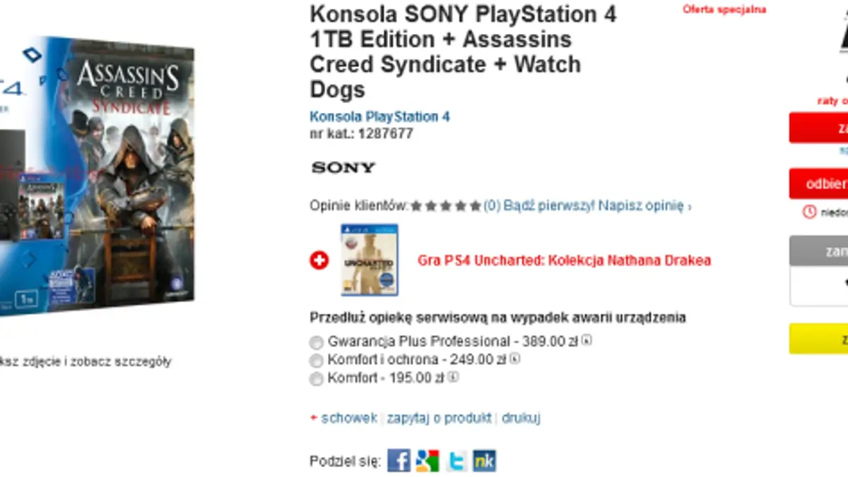 Media Markt przebija Biedronkę - nowy model PS4 z trzema grami jeszcze tańszy