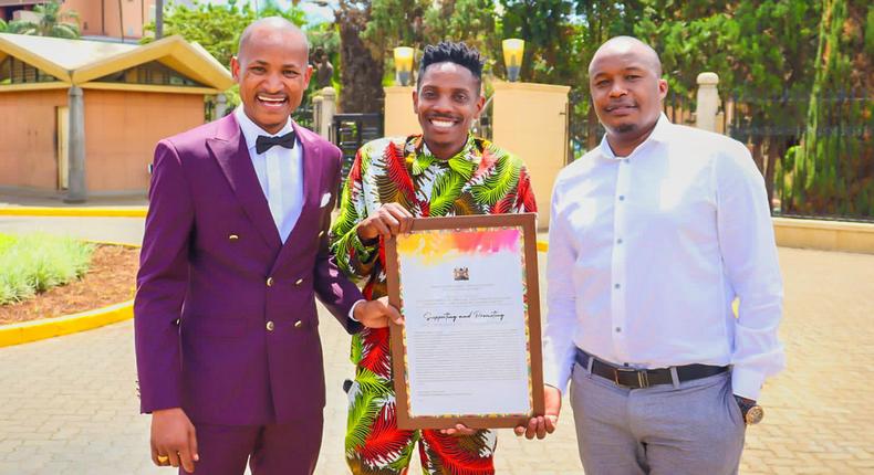 MP Babu Owino, Eric Omond and MP Jaguar (Instagram)