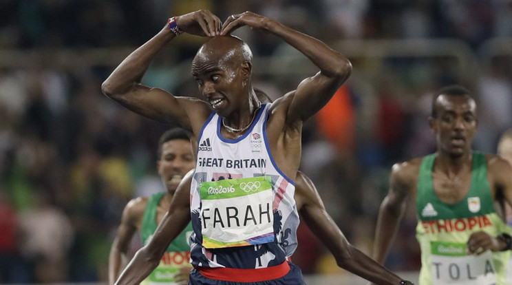 Mo Farah négyszeres olimpiai bajnok hosszútávfutó /Fotó: MTI