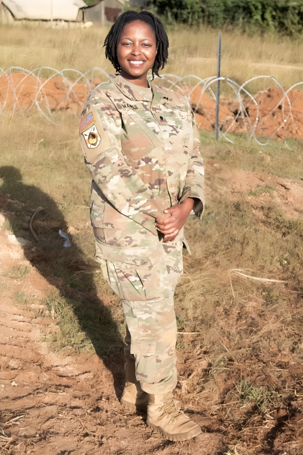 U.S. Army Specialist Dalya Wambui