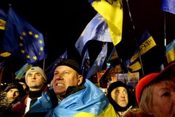 UKRAINE EU PROTESTS