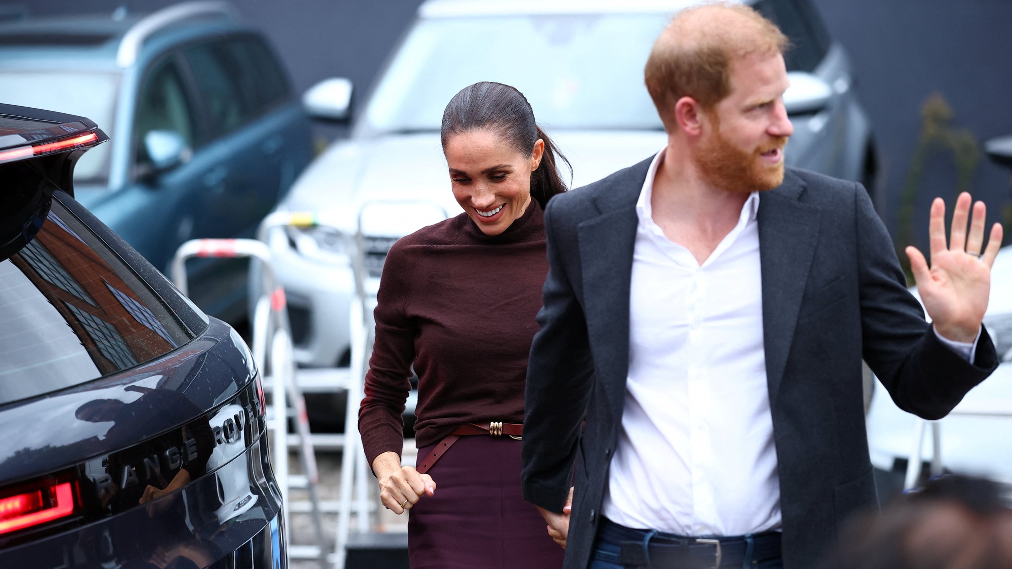 Princ Harry a Meghan Markle na návšteve Nottinghamu, kde si prišli pozrieť komunitné centrum, 15. október 2026 