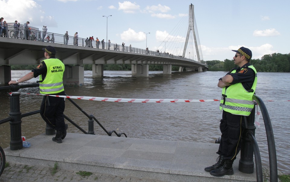 WARSZAWA POWÓDŹ LEWY BRZEG WISŁY