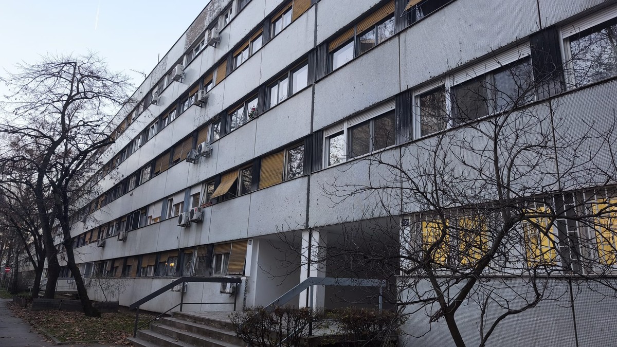 Mesto napada na Novom Beogradu