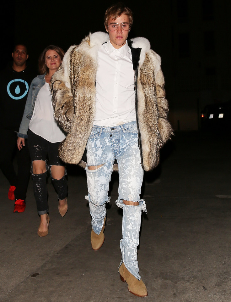 Justin Bieber w wielkim futrze. Hit czy kit?