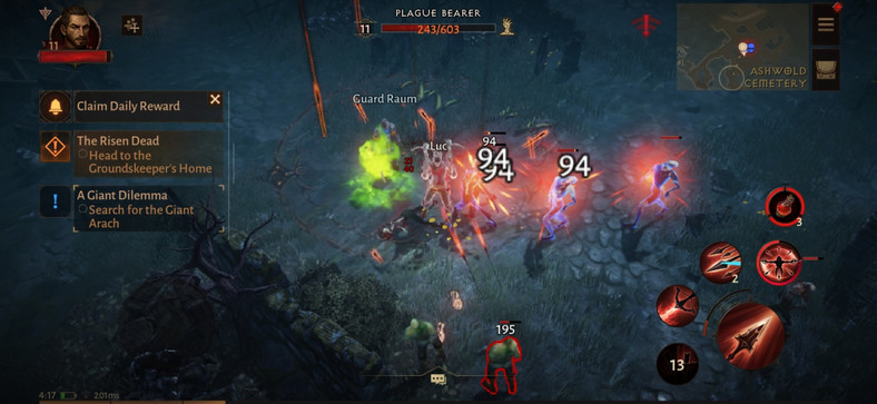 Diablo Immortal - screenshot z gry (wersja na Androida)