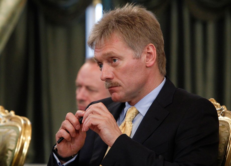 Russian President Vladimir Putin's spokesman Dmitry Peskov.