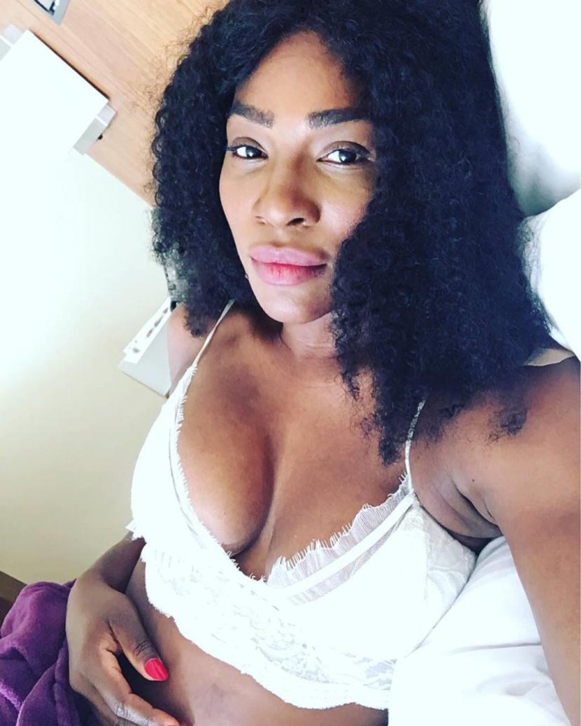 Serena Williams pokazała swój biust na Snapchacie