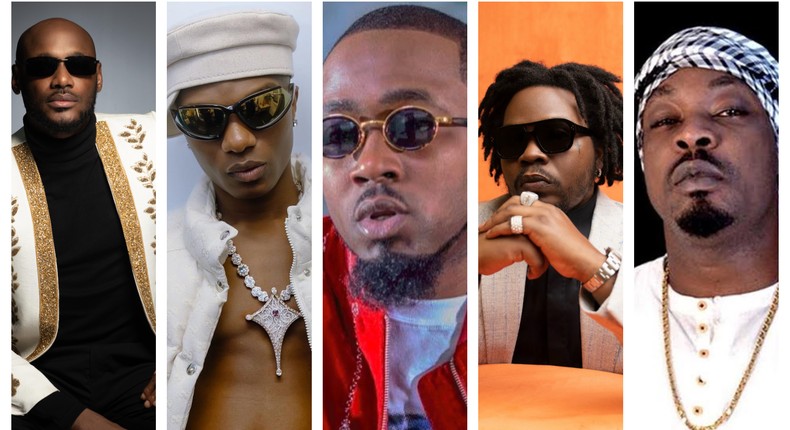 The Big 3 artists of different eras of Nigerian mainstream music since 1999