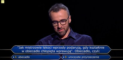 "Milionerzy" – Sławek usłyszał pytanie za milion! Znasz odpowiedź?