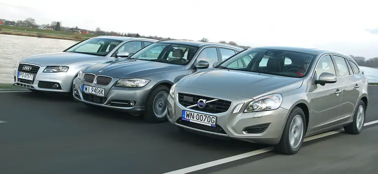 Szukamy prestiżowego kombi z dieslem – używane Audi A4, BMW serii 3 czy Volvo V60?