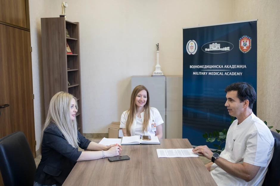 Blic u centru za transplantaciju VMA