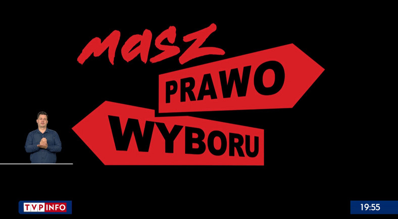 Kadr z programu "Wiadomości" (TVP1)