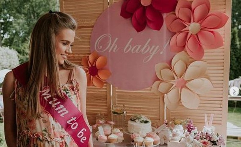 Agnieszka Kaczorowska pokazała swoje baby shower [FOTO]