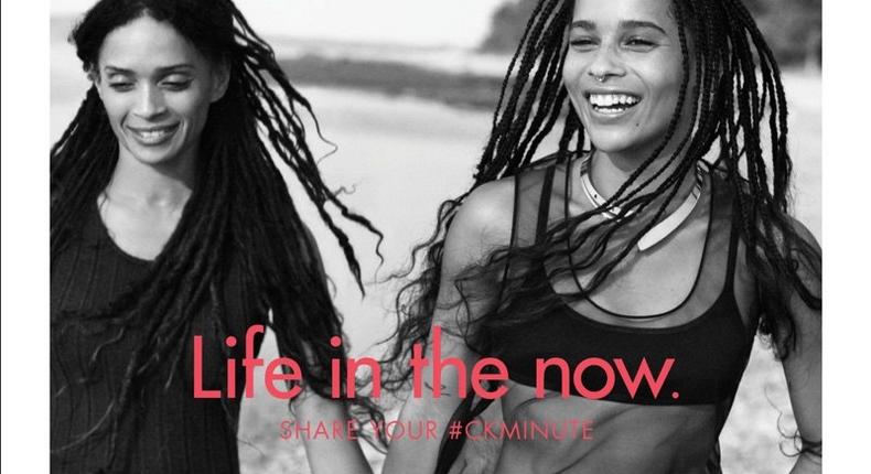 Zoë Kravitz and Lisa Bonet front Calvin Klein's 2016 Watches and Jewelry campaign