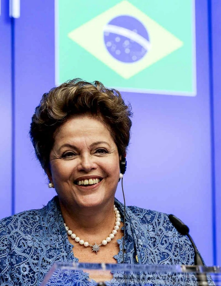 4. Dilma Rousseff.  Prezydent Brazylii. Wiek: 66 lat.