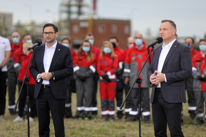 Andrzej Duda z Danielem Obajtkiem