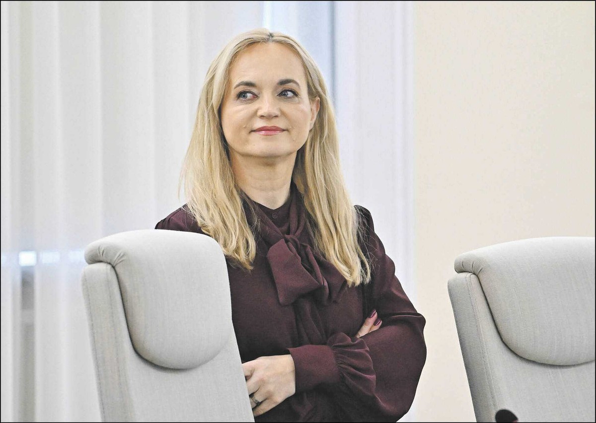 Minister zdrowia Jolanta Sobierańska-Grenda na posiedzeniu rządu