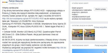 RTV Euro AGD rozdaje sprzęt? Nie daj się oszukać!