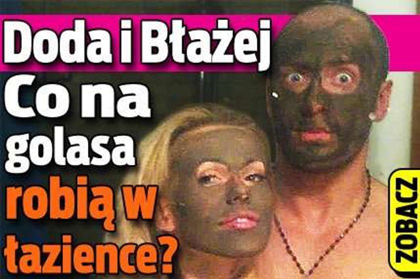 Doda i Błażej. Co na golasa robią w łazience? ZOBACZ