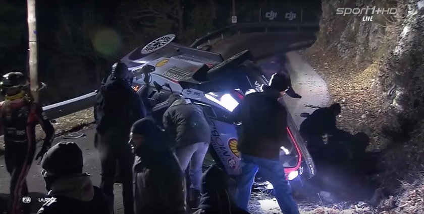 Rajd Monte Carlo: Hayden Paddon miał wypadek. Nie żyje 50-letni kibic