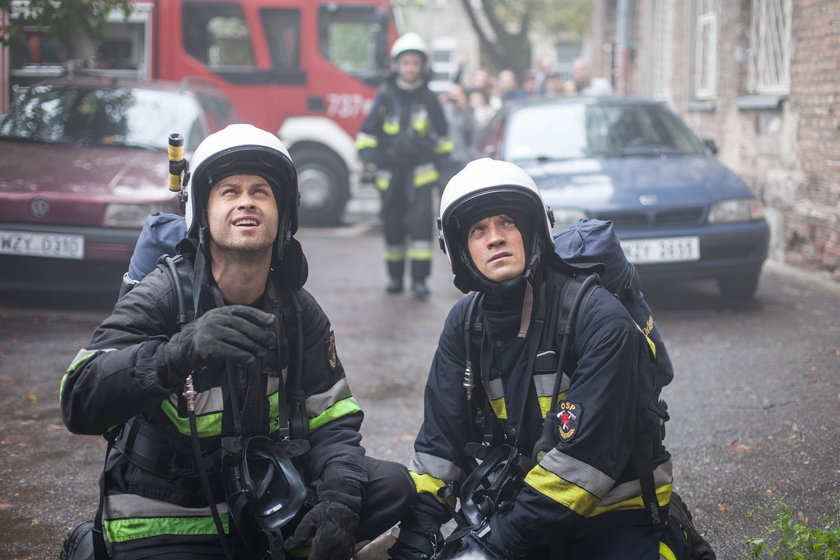 Kadr z serialu Strażacy