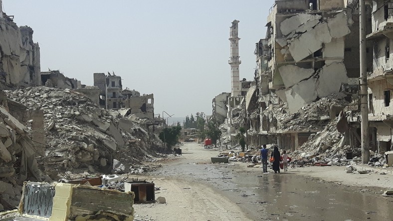 Aleppo - dzielnica, w której bronili się powstańcy przed siłami rządowymi