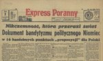 Co podała prasa 1 września 1939 r.? Zobacz!