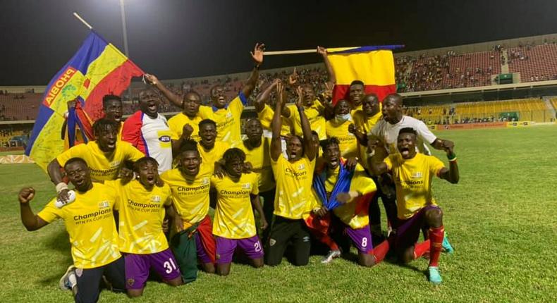 Hearts of Oak secure historic double after winning FA Cup 