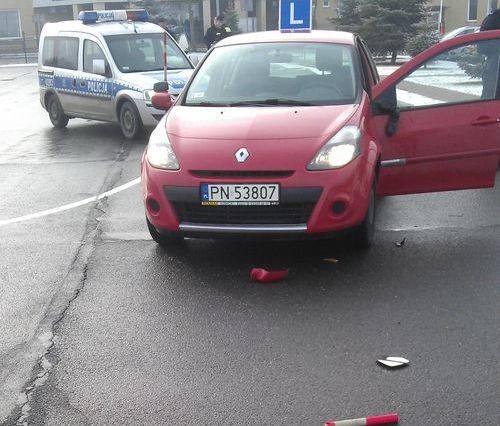 Oblał egzamin, wpadł w furię i zdemolował samochód...