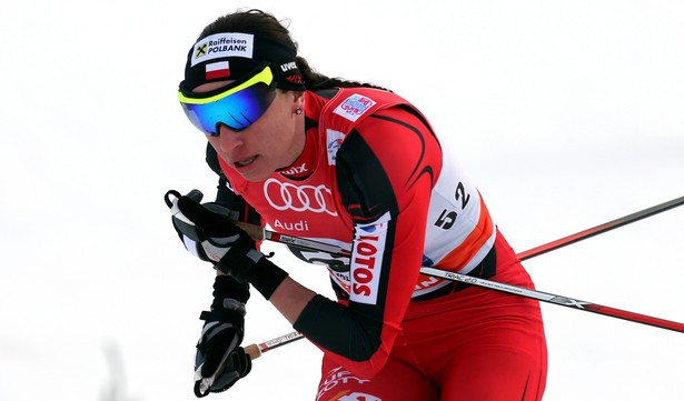 Justyna Kowalczyk w biegu na 3 km techniką dowolną, prologu zawodów narciarskiego cyklu Tour de Ski w niemieckim Oberstdorfie