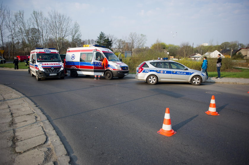 Wypadek autobusu MPK w Nowej Hucie. 10 osób rannych