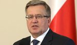 Prezydent Komorowski miał wypadek!