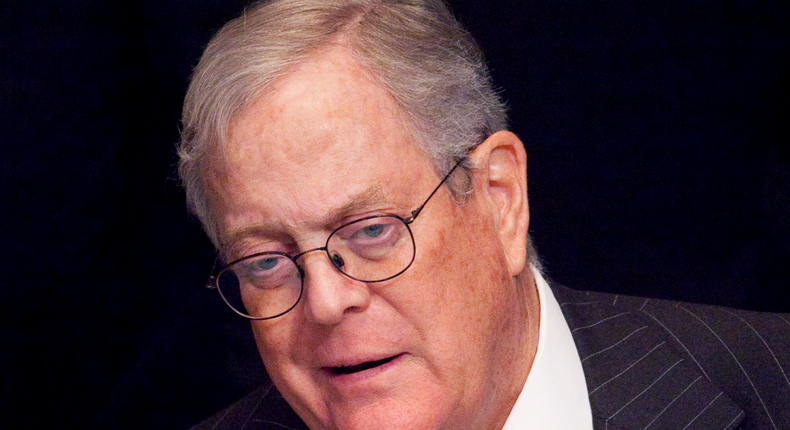 Billionaire conservative donor David Koch has died at age 79.