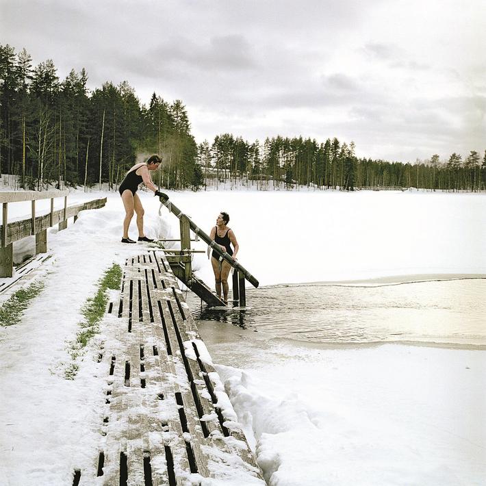 Finland - Leisure - Ice swimming