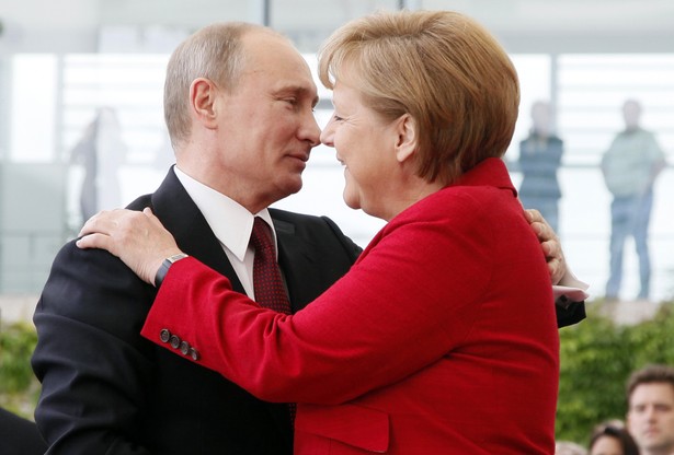 Angela Merkel i Władimir Putin