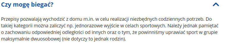 Ograniczenia w przemieszczaniu się: czy można biegać? 